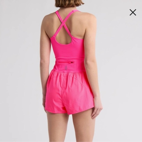 FP Movement by Free People Pants - Free People Movement Righteous Runsie in Hot Pink Size Medium NWOT